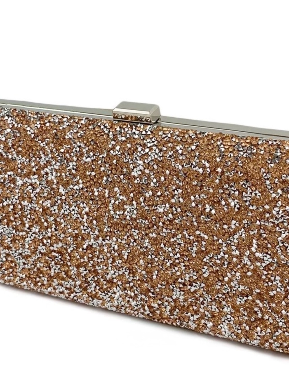 Sparkling elegance silver strap, or carry clutch, sure to enhance any night out